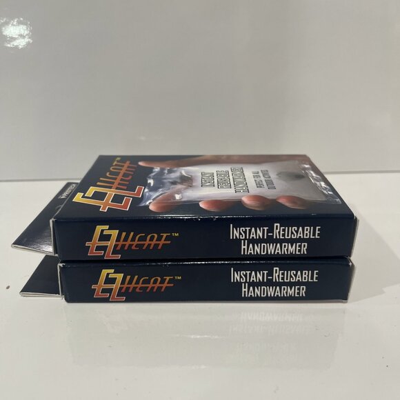 Lot Of 2 EZ Heat Instant Reusable Hand Warmer NIB Pristech Made In USA - Picture 3 of 6